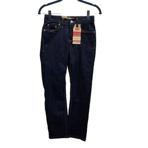 Levi's 502 Kids Jeans Taper  Size 8 W24 L22 Denim Adjustable Waist Stretch NWT